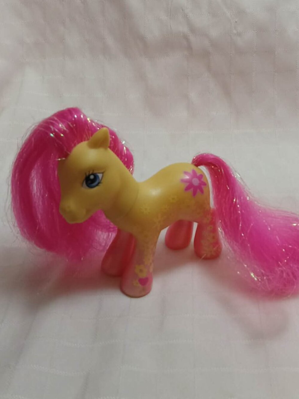 My Little Pony Hasbro 2005 SUMMER BLOOM G3 Sparkle Hair Horse Figure